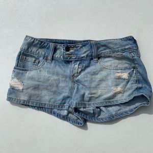 Denim shorts